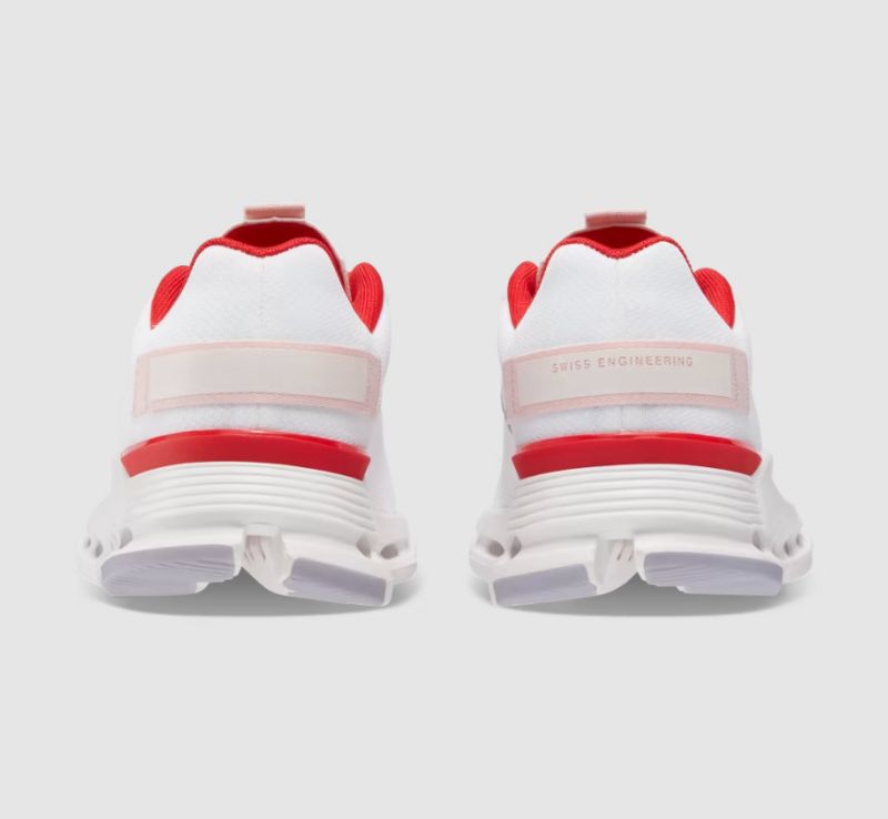 Men's On Cloudnova Form-White | Red - Click Image to Close