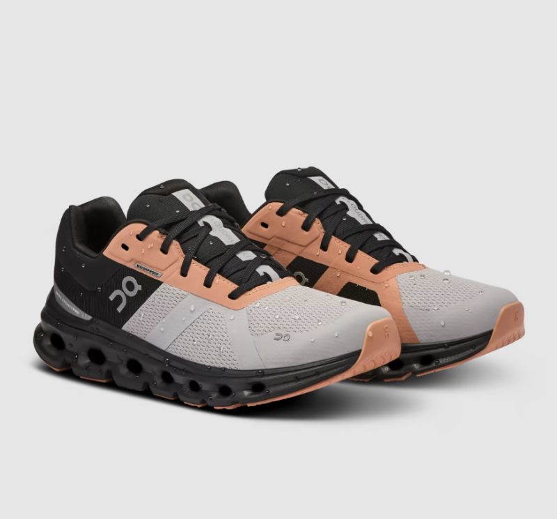 Men's On Cloudrunner Waterproof-Fade | Black - Click Image to Close