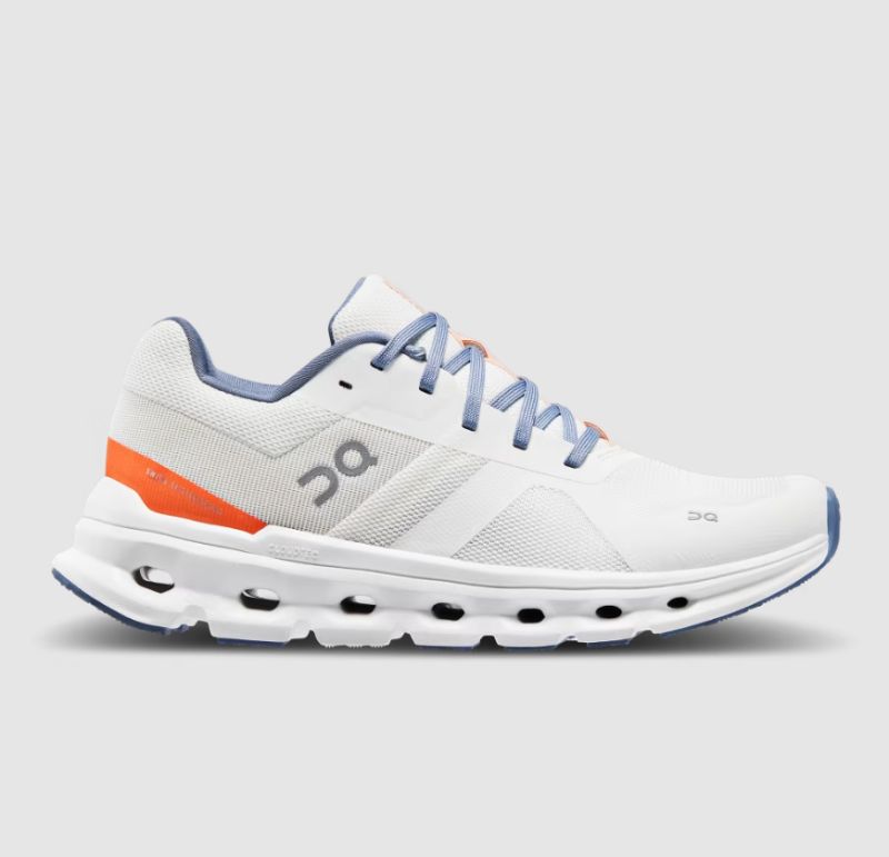 Women's On Cloudrunner Wide-Undyed-White | Flame