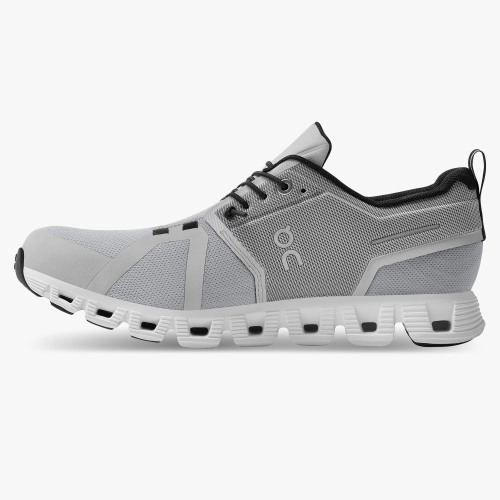 Women's On Cloud 5 Waterproof-Glacier | White - Click Image to Close