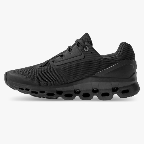 Women's On Cloudstratus-Black - Click Image to Close