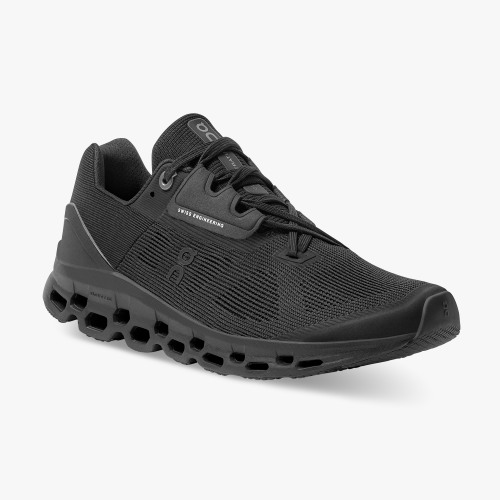 Women's On Cloudstratus-Black - Click Image to Close