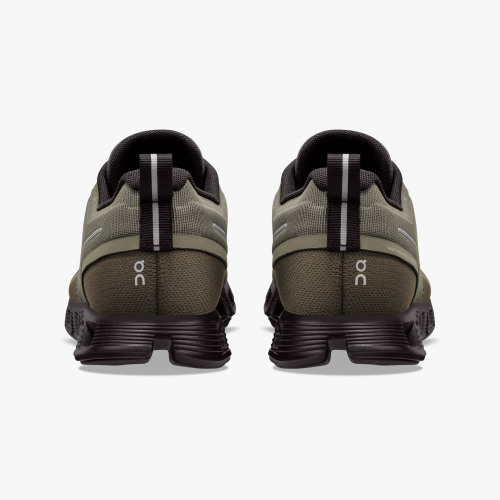 Women's On Cloud 5 Waterproof-Olive | Black - Click Image to Close