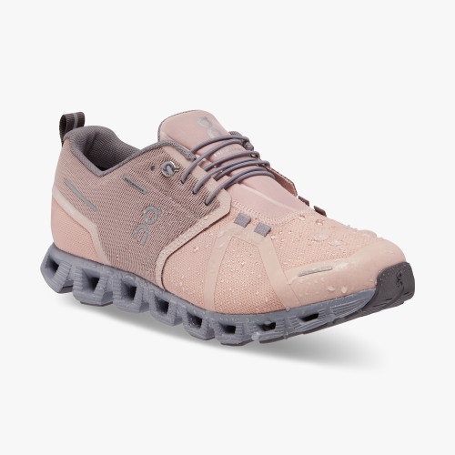 Women's On Cloud 5 Waterproof-Rose | Fossil - Click Image to Close