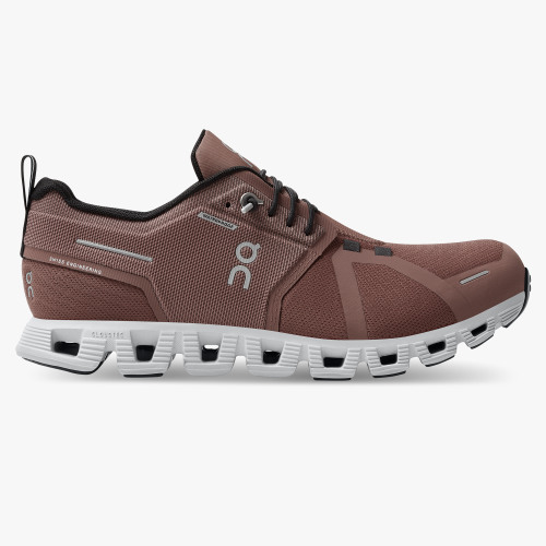 Women's On Cloud 5 Waterproof-Cocoa | Frost - Click Image to Close