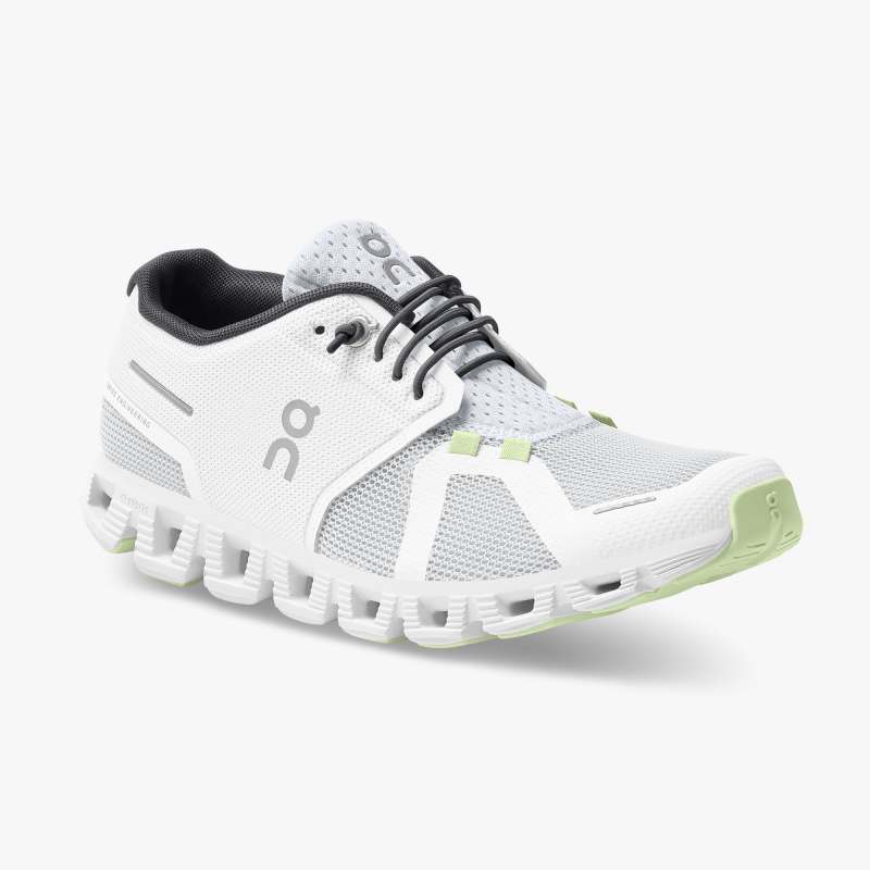 Men's On Cloud 5 Push-White | Oasis - Click Image to Close
