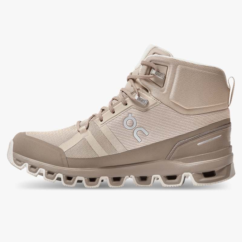 Women's On Cloudrock Waterproof-Desert | Clay - Click Image to Close