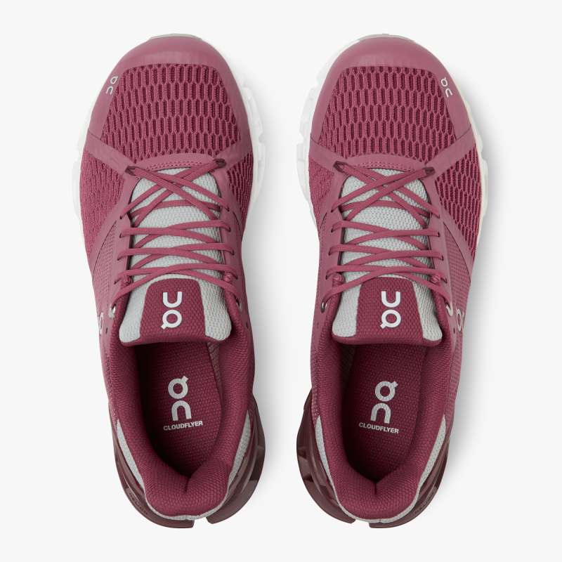 Men's On Cloudflyer-Magenta | Mulberry - Click Image to Close