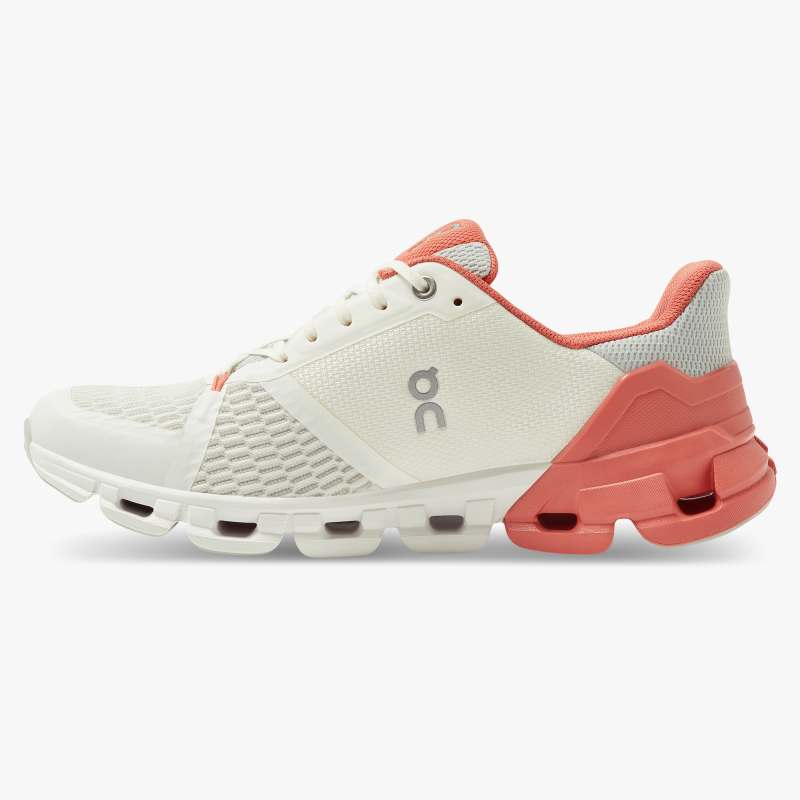 Men's On Cloudflyer-White | Coral - Click Image to Close