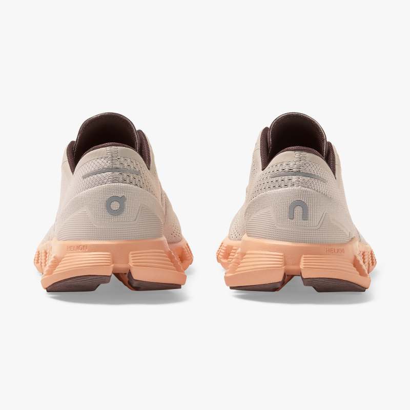Women's On Cloud X-Silver | Almond - Click Image to Close