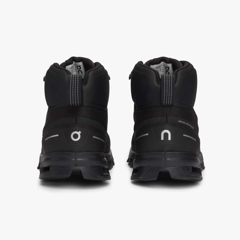 Women's On Cloudrock Waterproof-All | Black - Click Image to Close