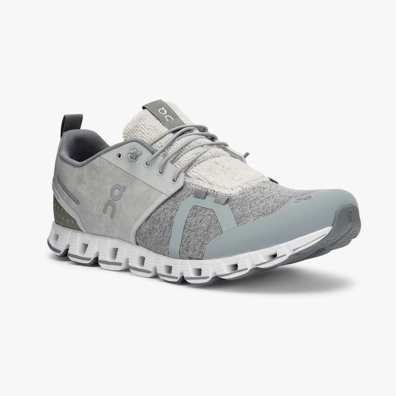 Men's On Cloud Terry-Silver - Click Image to Close