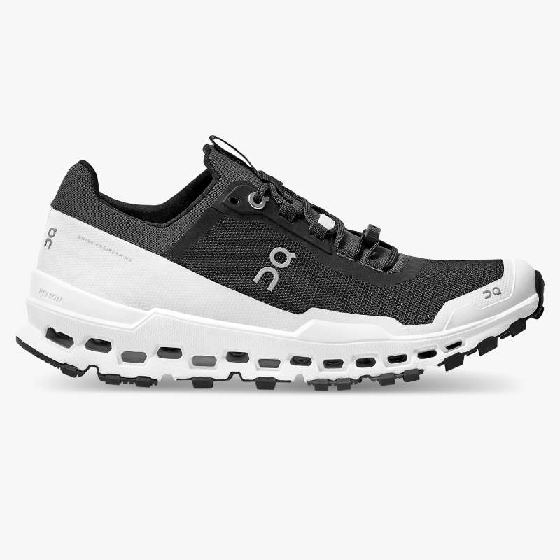 Women's On Cloudultra-Black | White - Click Image to Close