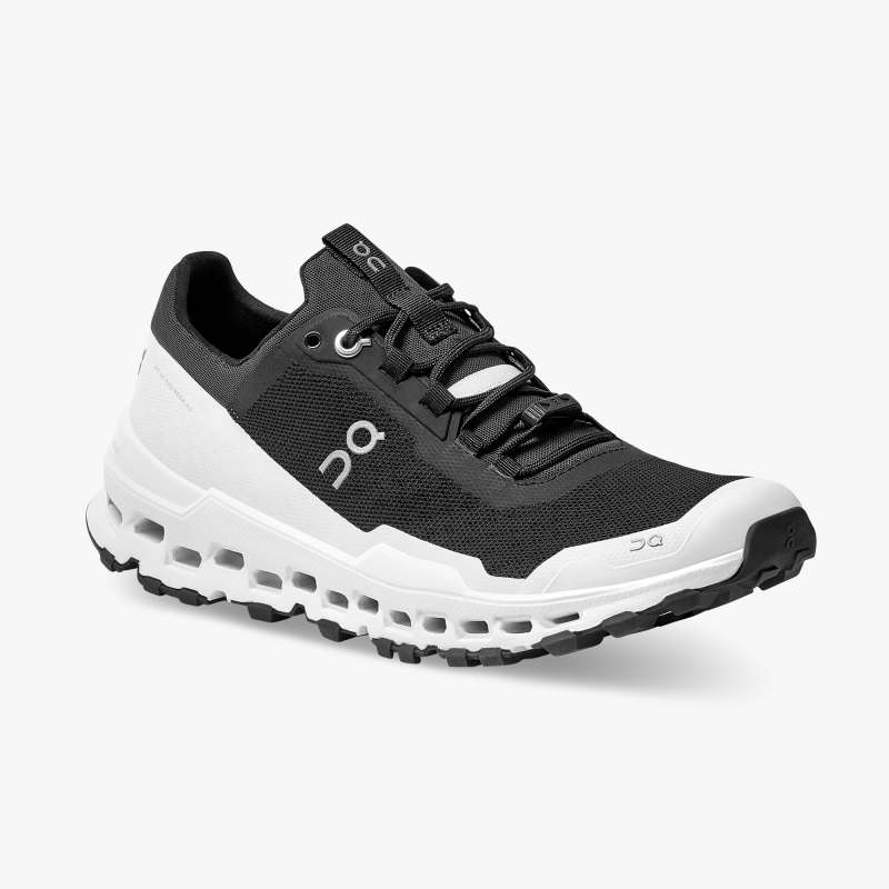 Women's On Cloudultra-Black | White - Click Image to Close