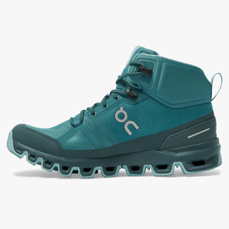 Women's On Cloudrock Waterproof-Storm | Wash - Click Image to Close